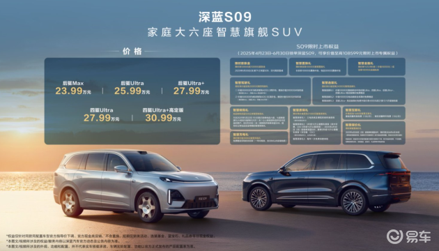 深蓝S09vs领克900：新中产大六座SUV对决，华为助力吸引眼球