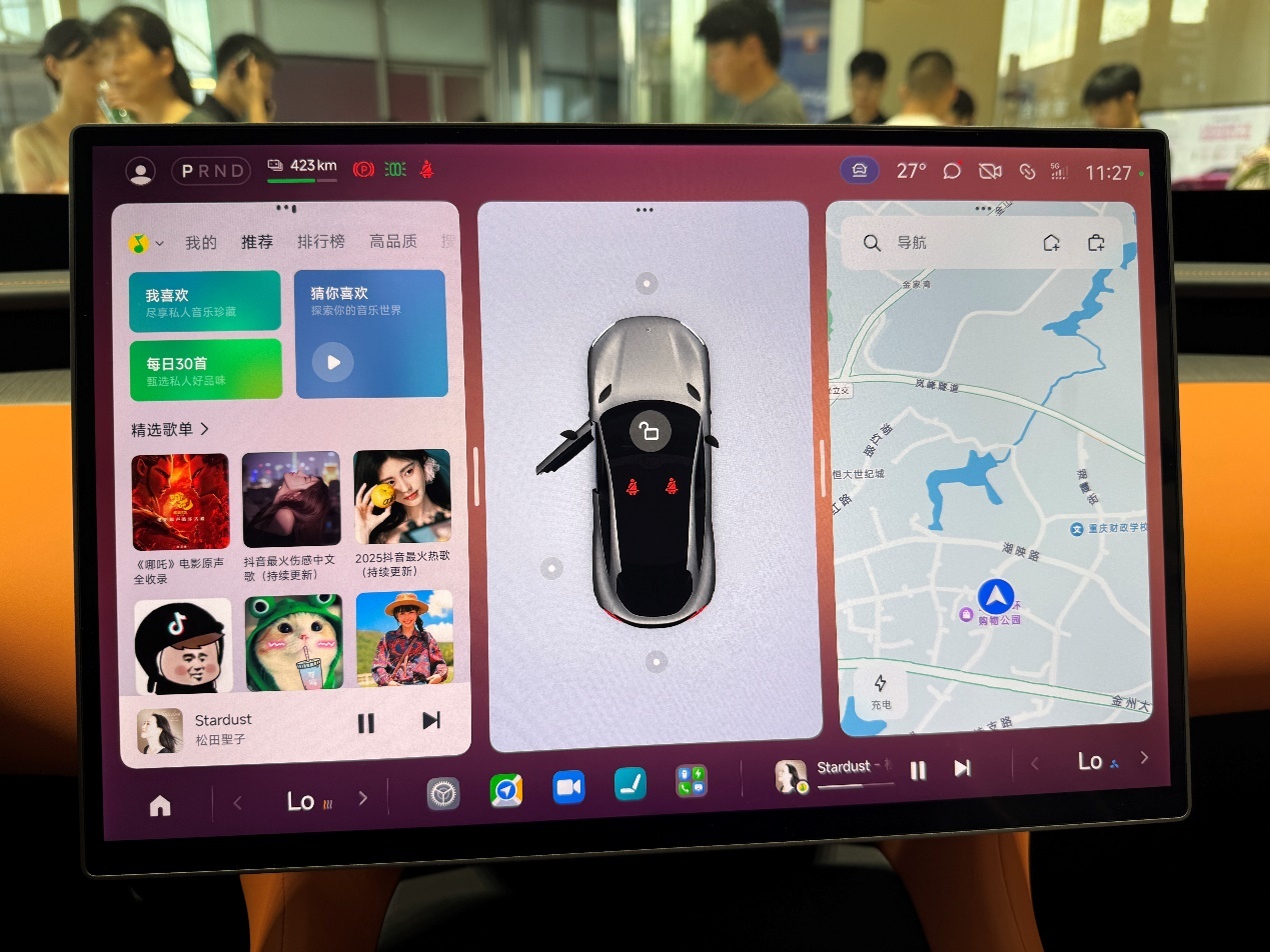 到店试驾小米YU7标准版，车速限制到80km/h