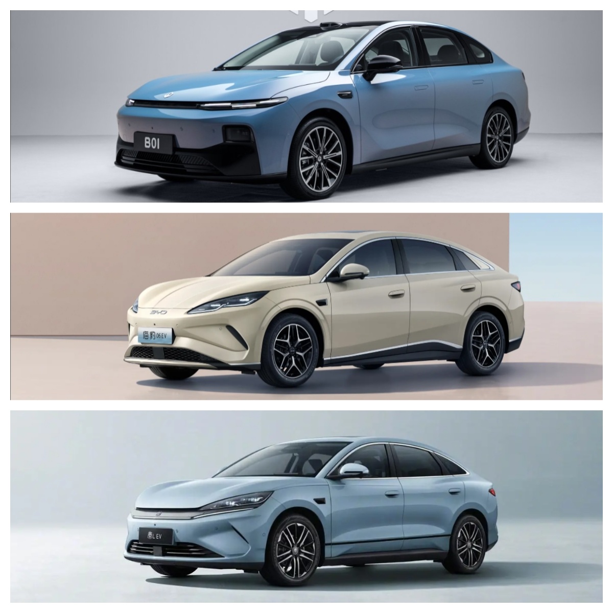 零跑B01、秦L EV、海豹06 EV深度对比，谁值得选