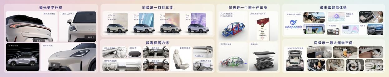 6.38万元起高质感缤纷座驾缤果S正式上市